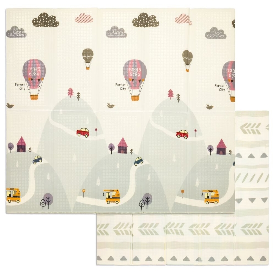 Slika Dvostrana podloga za igru Balloon, 180x200 cm Fillikid