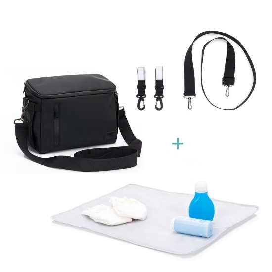 Slika Organizer za kolica Larvik, black Fillikid 