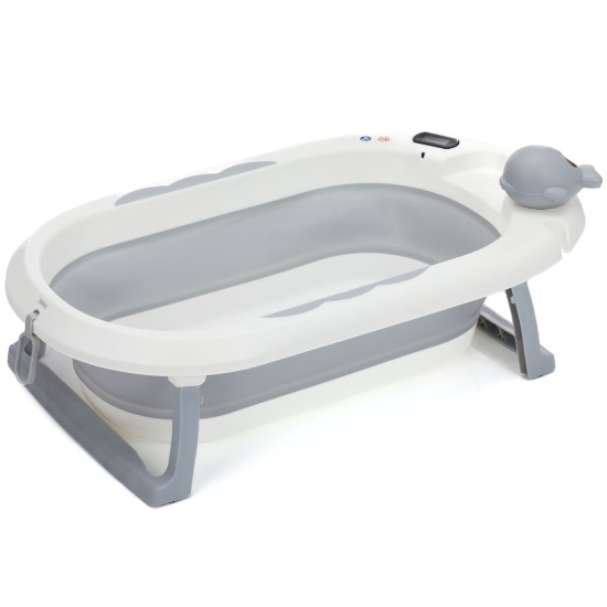Slika Sklopiva kadica Beluga, white-grey Fillikid 