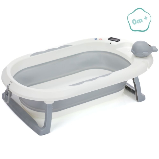 Slika Sklopiva kadica Beluga, white-grey Fillikid 