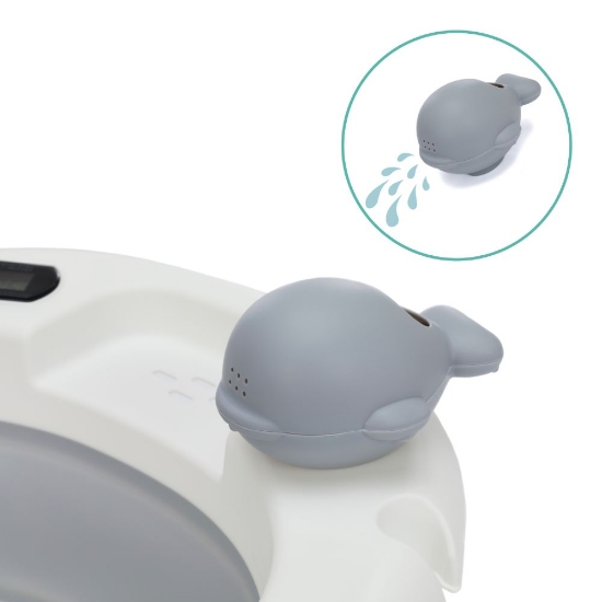 Slika Sklopiva kadica Beluga, white-grey Fillikid 