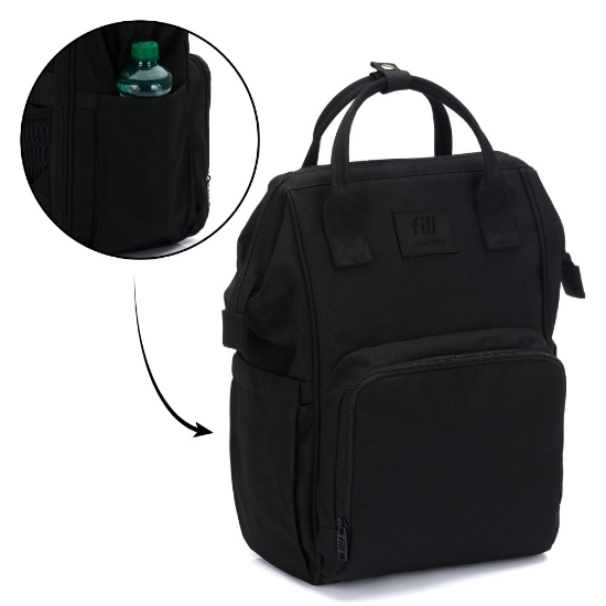 Slika Torba/ruksak za pelene Barcelona, black Fillikid 
