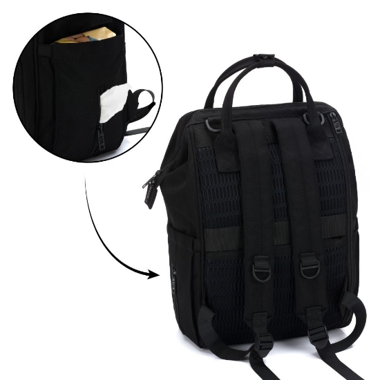 Slika Torba/ruksak za pelene Barcelona, black Fillikid 