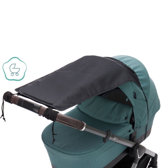 Slika Zaštita od sunca/sjenilo za kolica Easy, black melange Fillikid 
