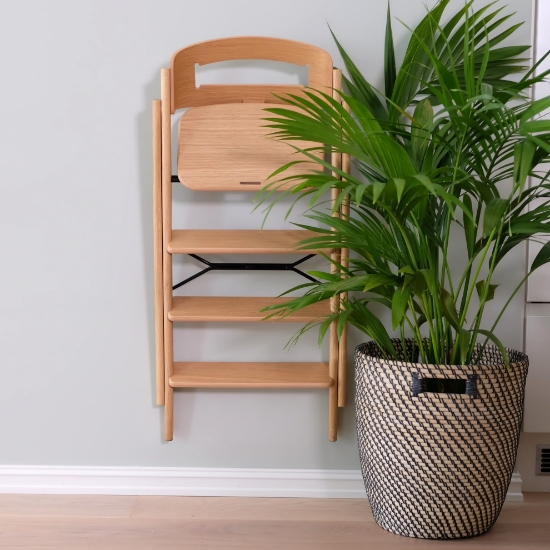 Slika  Klapp Zidna kuka za drvenu i recikliranu stolicu Natural Hrast KAOS