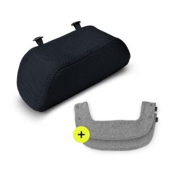 Prikažite detalje za Nimbel Newborn set umetak + podbradak (2 kom), Midnight Blue Slika Nimbel Newborn set umetak + podbradak (2 kom), Midnight Blue