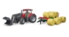 Slika Traktor Case IH Optum CVX s prednjim utovarivačem, transport bala + 8 balirki 03198 BRUDER 
