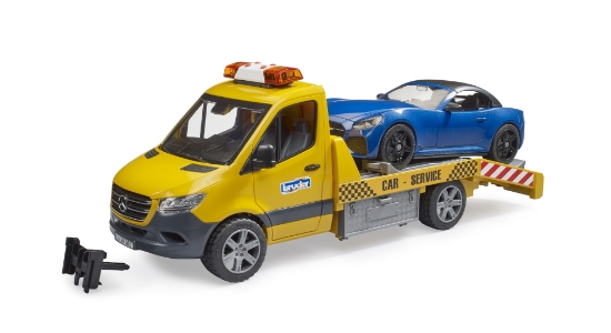 Slika Autotransporter MB Sprinter + auto Roadster 50 cm 02675 BRUDER 