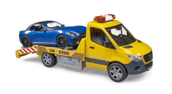 Slika Autotransporter MB Sprinter + auto Roadster 50 cm 02675 BRUDER 