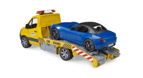 Slika Autotransporter MB Sprinter + auto Roadster 50 cm 02675 BRUDER 
