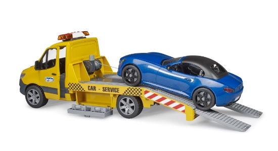 Slika Autotransporter MB Sprinter + auto Roadster 50 cm 02675 BRUDER 