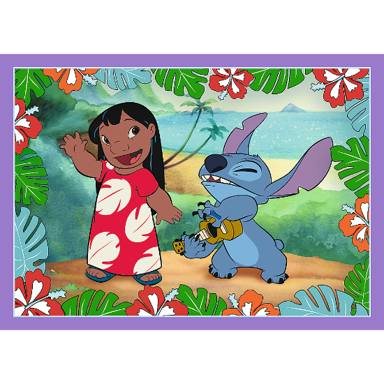 Slika Puzzle Lilo&amp;Stitch, 4u1 (35,48,54,70) 34633 TREFL 