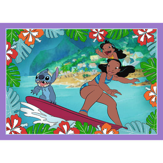 Slika Puzzle Lilo&amp;Stitch, 4u1 (35,48,54,70) 34633 TREFL 