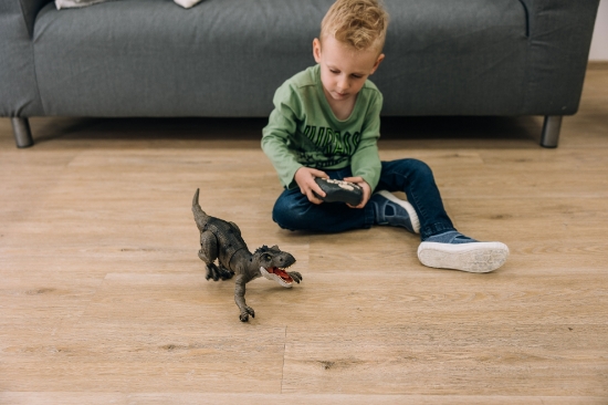 Slika Dinosaur mega Tyrannosaurus Rex na daljinsko upravljanje, para, svjetlosni i zvučni efekti 83167 FREE 2 PLAY
