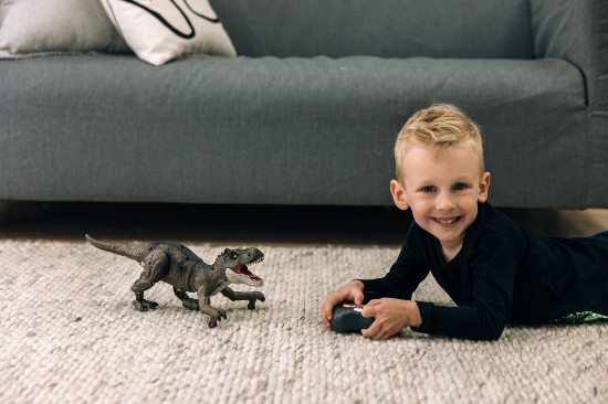 Slika Dinosaur mega Tyrannosaurus Rex na daljinsko upravljanje, para, svjetlosni i zvučni efekti 83167 FREE 2 PLAY