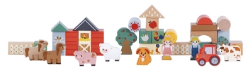 Prikažite detalje za Drvene kocke na farmi, 36/1 85123 FREE 2 PLAY Slika Drvene kocke na farmi, 36/1 85123 FREE 2 PLAY