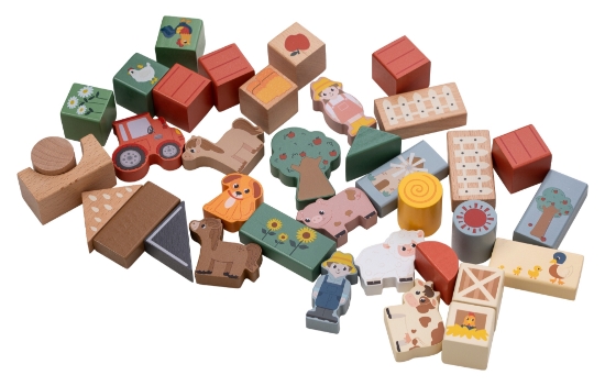 Slika Drvene kocke na farmi, 36/1 85123 FREE 2 PLAY