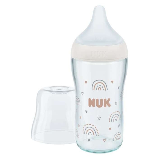 Slika Staklena bočica Perfect match 230 ml rainbow 10745148 NUK 