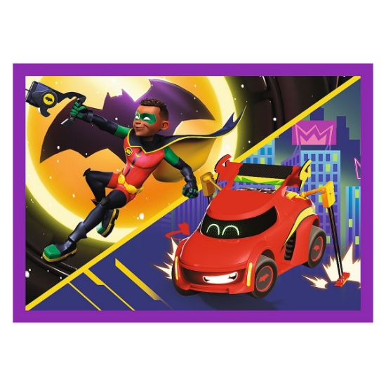 Slika Puzzle 4u1 (35,48,54,70) Batwheels 34658 TREFL 