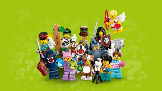 Slika LEGO® MINIFIGURES 71048 27. serija u displayu