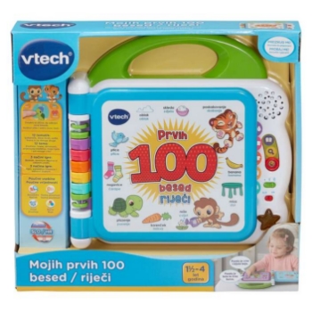 Slika Knjiga prvih 100 riječi, Hr/Slo jezik 80-601577 VTECH 