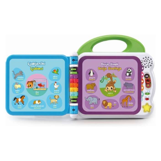 Slika Knjiga prvih 100 riječi, Hr/Slo jezik 80-601577 VTECH 