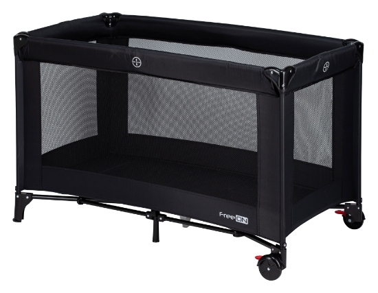 Slika Prijenosni krevetić Snozze black 85666 FREEON 