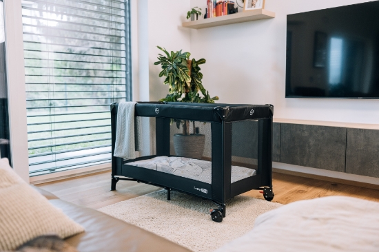 Slika Prijenosni krevetić Snozze black 85666 FREEON 