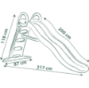 Slika Tobogan Funny, zeleni, 217 x 87.5 x 118.2 cm 820405 SMOBY 