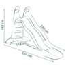Slika Tobogan s vodom XL, zeleni, 237 x 112 x 142 cm 820304 SMOBY 