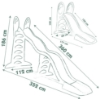 Slika Tobogan Megagliss 2 u 1, zeleni, 352 x 112 x 186 cm 820201 SMOBY 