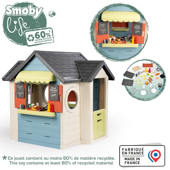 Slika Kućica Chef, 124 x 132 x 135 cm 810407 SMOBY 
