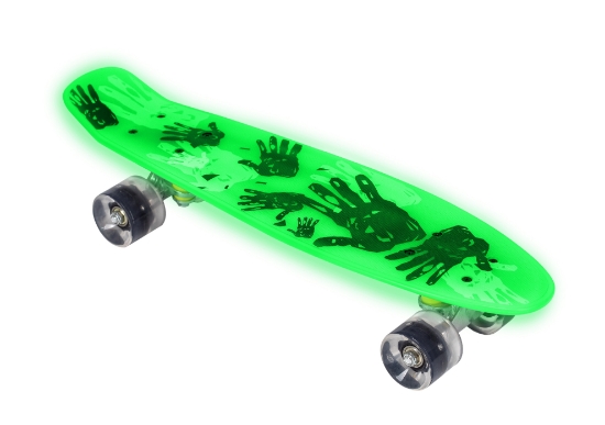 Slika Skateboard Glow in the dark, sa svijetlima 57 cm 85413 FREE 2 MOVE 