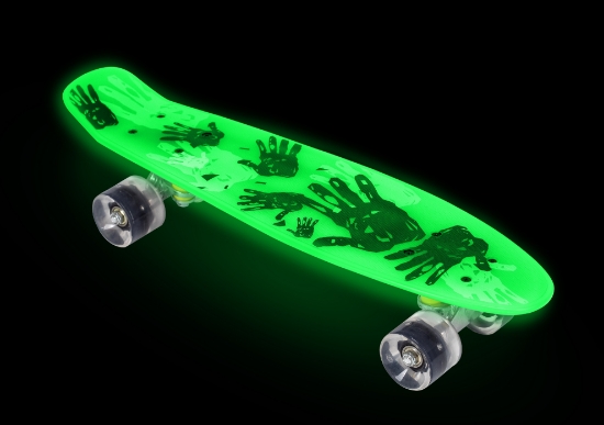 Slika Skateboard Glow in the dark, sa svijetlima 57 cm 85413 FREE 2 MOVE 