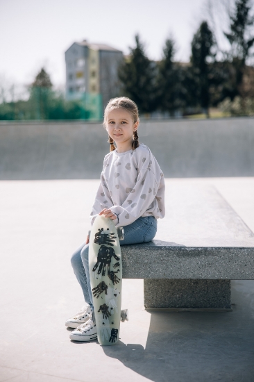Slika Skateboard Glow in the dark, sa svijetlima 57 cm 85413 FREE 2 MOVE 