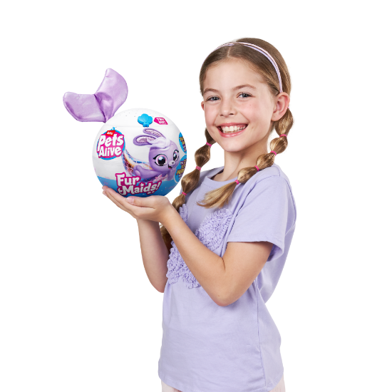 Slika Pliš Pets Alive Furmaids sort 9555 ZURU 