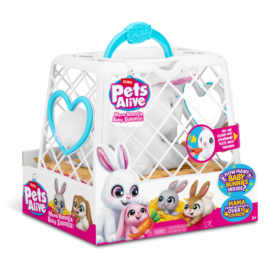 Slika Pliš zečica Pets Alive Mama Bunny 9554 ZURU 