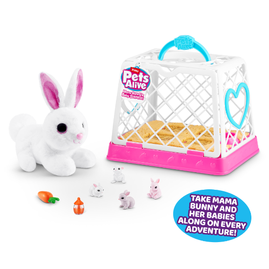 Slika Pliš zečica Pets Alive Mama Bunny 9554 ZURU 