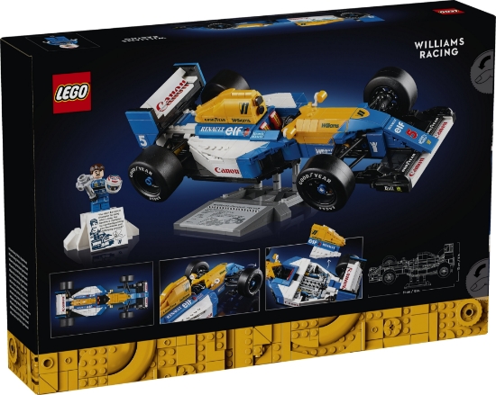 Slika LEGO® ICONS 10353 Williams Racing FW14B i Nigel Mansell