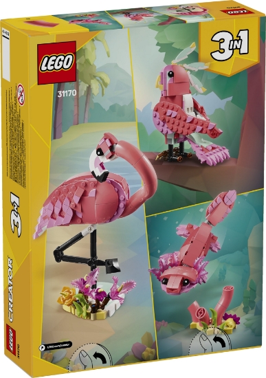 Slika LEGO® CREATOR 31170 Divlje životinje: ružičasti plamenac