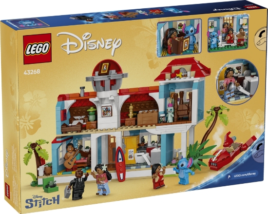 Slika LEGO® CLASSIC 43268 Lilo i Stitch u kući na plaži