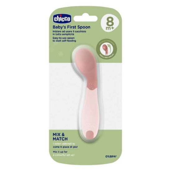 Slika Žlice prva pink 16100150000 CHICCO 