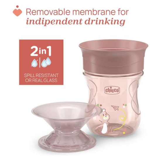 Slika Čašica 360 Perfect, 12m+ ROZA pink 695115 CHICCO 