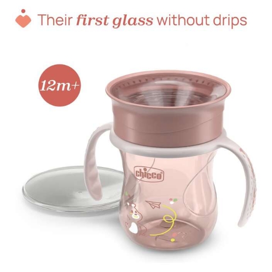 Slika Čašica 360 Perfect, 12m+ ROZA pink 695115 CHICCO 
