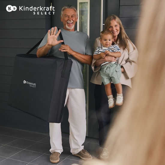 Slika Putni krevetić Moon Dream, Crni Kinderkraft