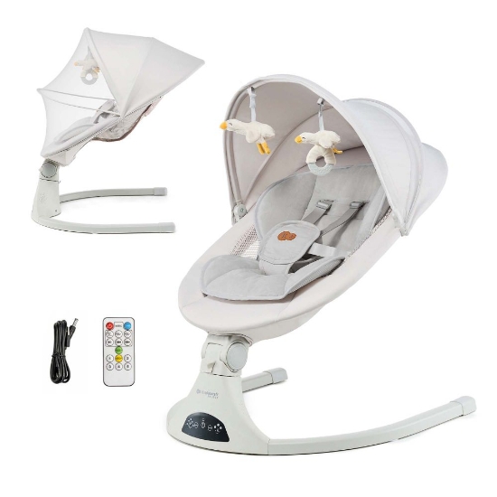 Slika Električna njihaljka TULSY, Bež Kinderkraft 