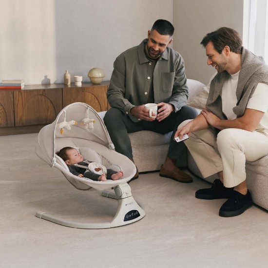 Slika Električna njihaljka TULSY, Bež Kinderkraft 