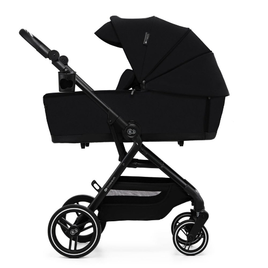 Slika Dječja kolica Yoxi MINK PRO 3u1, Pure Crna Kinderkraft 