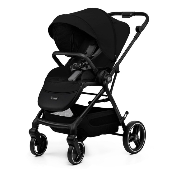 Slika Dječja kolica Yoxi MINK PRO 3u1, Pure Crna Kinderkraft 