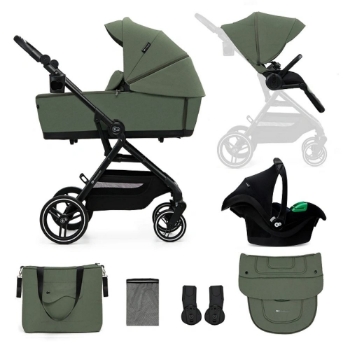 Slika Dječja kolica Yoxi MINK PRO 3u1, Mystic Green Kinderkraft